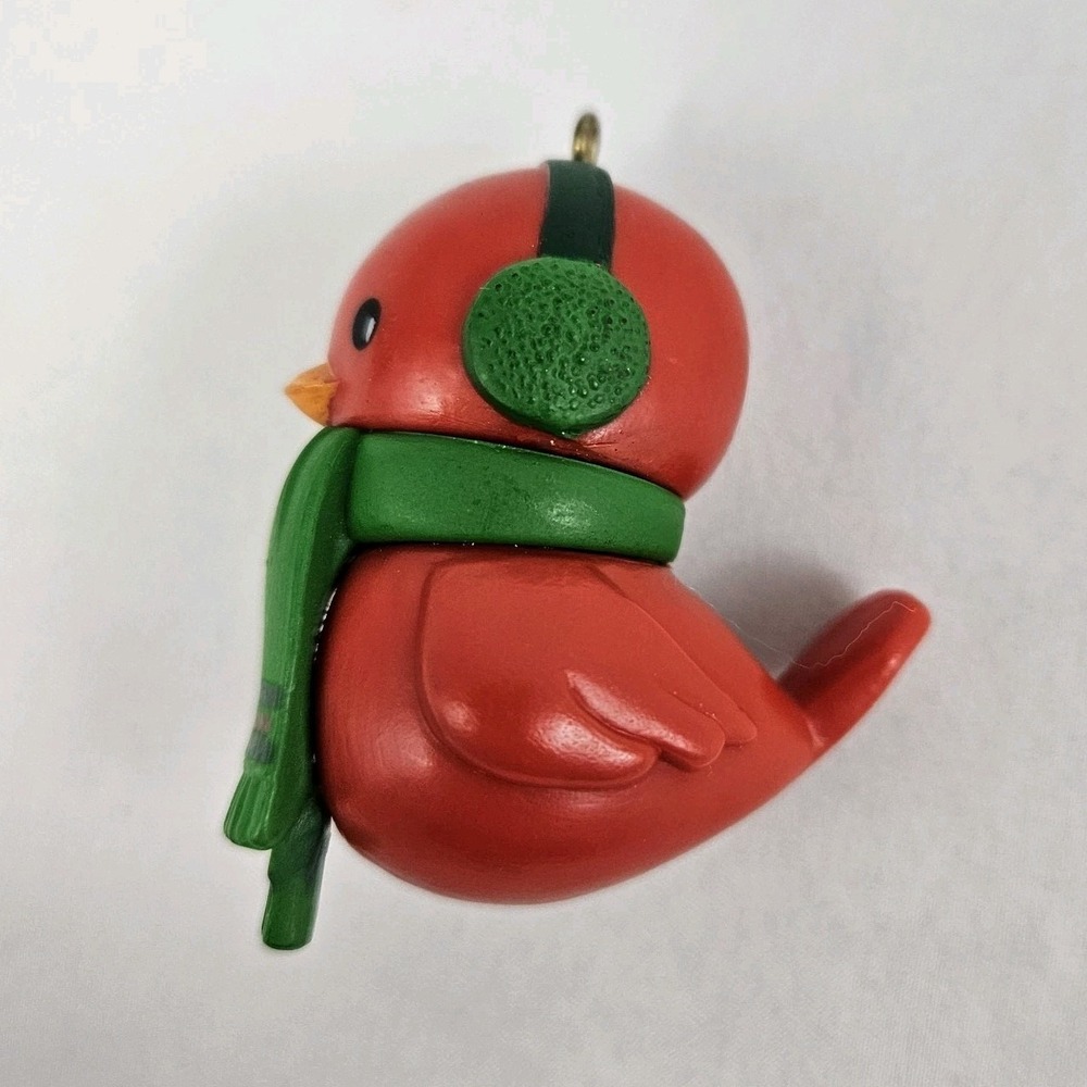 Hallmark Ambassador Holiday House Cardinal Bird Christmas Ornament Vintage